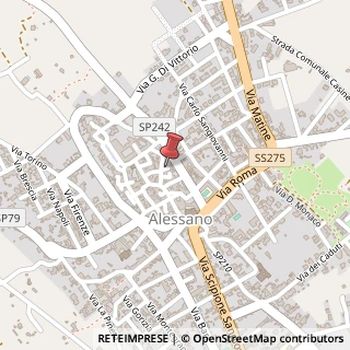 Mappa Corte Manfredi, 5, 73031 Alessano, Lecce (Puglia)