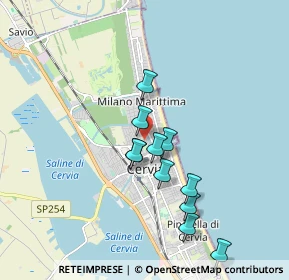 Mappa Via Treviso, 48015 Cervia RA, Italia (1.60273)