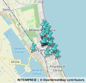 Mappa Via Treviso, 48015 Cervia RA, Italia (0.87833)