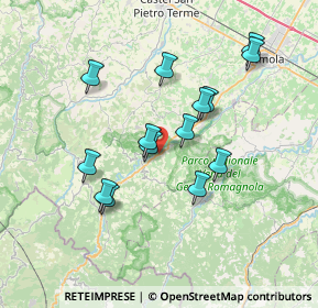 Mappa Via Montanara Sud, 40021 Borgo Tossignano BO, Italia (6.64)