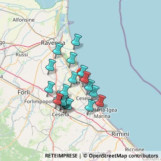 Mappa Via S. Mercadante, 48015 Cervia RA, Italia (12.2935)