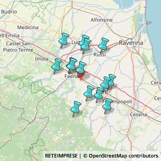 Mappa Via Emilia Levante, 48018 Faenza RA, Italia (11.42786)