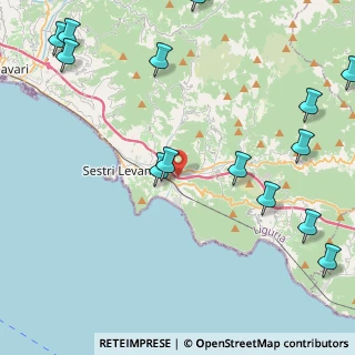 Mappa Contrada Pestella, 16039 Sestri Levante GE, Italia (6.24733)