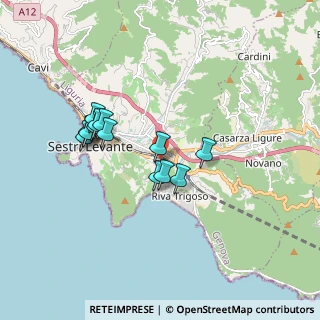 Mappa Via N.S. del Soccorso, 16039 Sestri Levante GE, Italia (1.53)