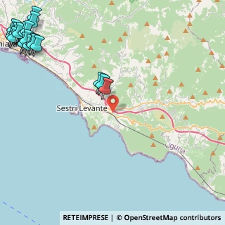Mappa Via Tino Paggi, 16039 Sestri Levante GE, Italia (7.686)