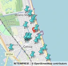 Mappa Via Boito, 48015 Cervia RA, Italia (0.89222)