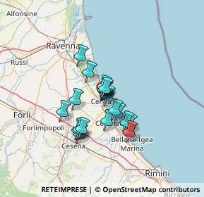 Mappa Via Boito, 48015 Cervia RA, Italia (9.0755)