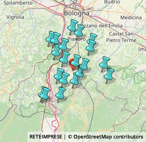 Mappa Via Roma, 40050 Loiano BO, Italia (10.8825)