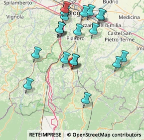 Mappa Via Roma, 40050 Loiano BO, Italia (16.6975)