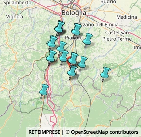 Mappa Via Roma, 40050 Loiano BO, Italia (10.3335)