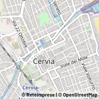 Mapa Cervia