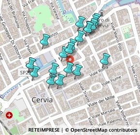 Mappa Galleria Virginio, 48015 Cervia RA, Italia (0.205)