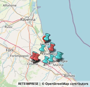 Mappa Galleria Virginio, 48015 Cervia RA, Italia (11.804)