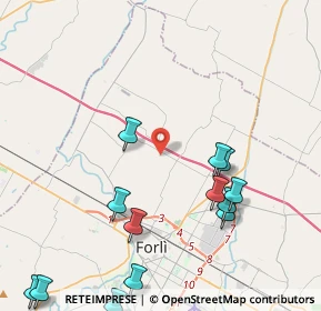 Mappa Via Massimiliano Kolbe, 47122 Roncadello FC, Italia (5.34154)