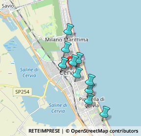 Mappa Via Bonaldo T., 48015 Cervia RA, Italia (1.29818)