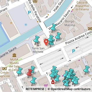 Mappa Via Bonaldo T., 48015 Cervia RA, Italia (0.08214)