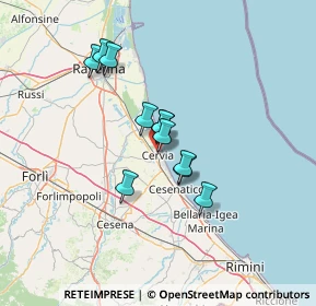 Mappa Via Bonaldo T., 48015 Cervia RA, Italia (10.05455)