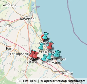 Mappa Via Bonaldo T., 48015 Cervia RA, Italia (11.8095)