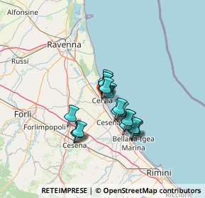 Mappa Via Bonaldo T., 48015 Cervia RA, Italia (9.0165)