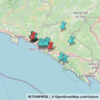 Mappa Via Per Masso, 16030 Moneglia GE, Italia (10.774)