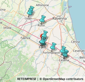Mappa Via del Canale, 47122 Roncadello FC, Italia (12.62)