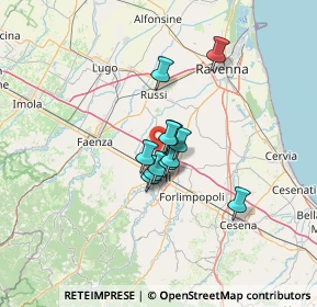 Mappa Via del Canale, 47122 Roncadello FC, Italia (8.01417)
