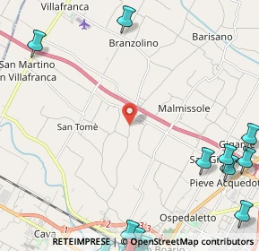 Mappa Via del Canale, 47122 Roncadello FC, Italia (4.0105)