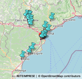 Mappa Via Angelo, 17047 Vado ligure SV, Italia (12.19833)