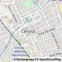 Mapa Cervia