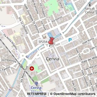 Mappa Via Circonvallazione Edoardo Sacchetti, 85, 48015 Cervia, Ravenna (Emilia Romagna)