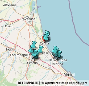 Mappa Via XX Settembre, 48015 Cervia RA, Italia (10.2915)