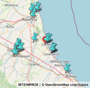 Mappa Via Fiordalisi, 48015 Cervia RA, Italia (15.147)