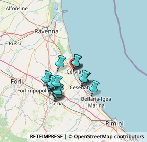 Mappa Via Camillo Benso di Cavour, 48015 Cervia RA, Italia (10.797)