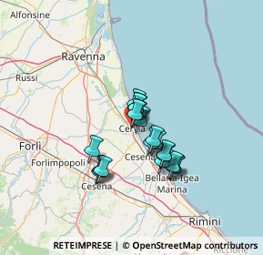 Mappa Via Camillo Benso di Cavour, 48015 Cervia RA, Italia (9.0125)