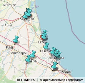 Mappa Via Ives Bertoni, 48015 Cervia RA, Italia (16.199)