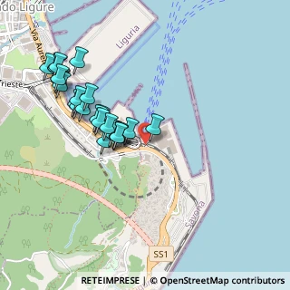 Mappa Terminal sardinea ferries, 17047 Vado Ligure SV, Italia (0.50417)