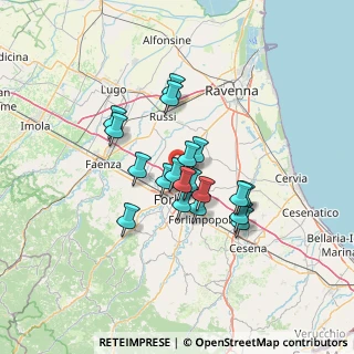 Mappa Via Manumissio, 47122 Forlì FC, Italia (10.07316)