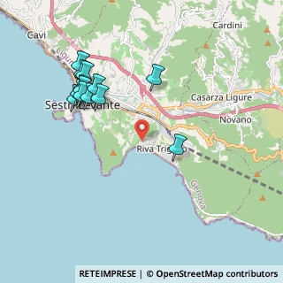 Mappa Via Palermo, 16039 Sestri Levante GE, Italia (2.13231)