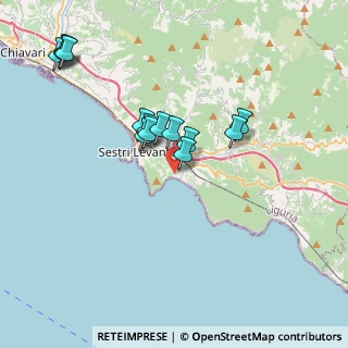 Mappa Via Palermo, 16039 Sestri Levante GE, Italia (3.58571)