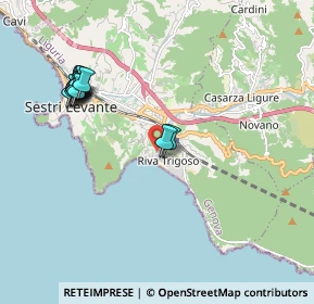 Mappa Via Petronio, 16039 Sestri Levante GE, Italia (2.08083)