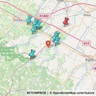 Mappa Via Sarna, 48018 Faenza RA, Italia (6.98273)