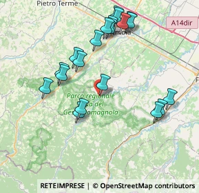 Mappa Via Giulio Pastore, 48025 Riolo Terme RA, Italia (8.186)