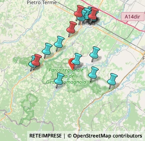 Mappa Via Giulio Pastore, 48025 Riolo Terme RA, Italia (8.3355)