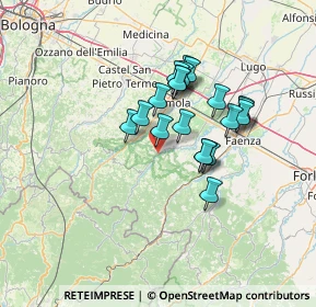 Mappa Via Giulio Pastore, 48025 Riolo Terme RA, Italia (10.844)