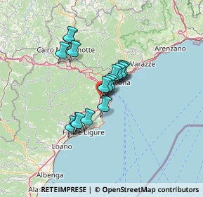 Mappa D11, 17047 Vado Ligure SV, Italia (9.75235)