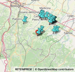 Mappa Via Teseo Sercecchi, 40025 Fontanelice BO, Italia (12.4935)