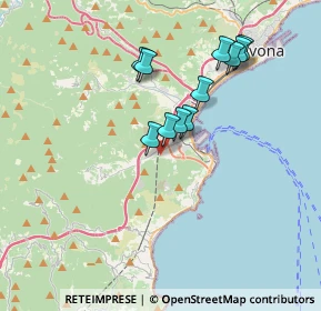 Mappa Via Bertola, 17028 Vado ligure SV, Italia (3.14455)