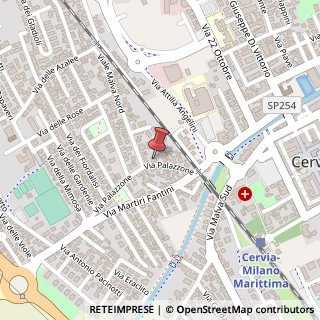 Mappa Via Palazzone, 38, 48015 Cervia, Ravenna (Emilia Romagna)
