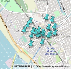 Mappa Via Malva Nord, 48015 Cervia RA, Italia (0.2935)