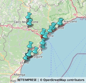 Mappa 17047 Vado Ligure SV, Italia (12.54158)